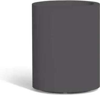 Monacis Jarr&oacute;n Cil&iacute;ndrico Moderno De &Oslash;40 H50 En Pol&iacute;mero Antracita Resistente Para Interiores Y Exteriores - Hecho En Italia - Monacis