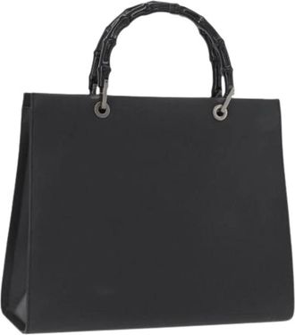Gucci Pre-owned Vintage Leren Handtas - Dames - Vintage Handtas - Zwart - ONE Size - Leer - Vintage