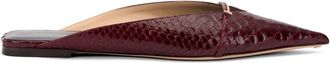 Tom Ford Julianne Mule - Dames - Slip ons - Rood - 37 EU - Leer - Schoenen