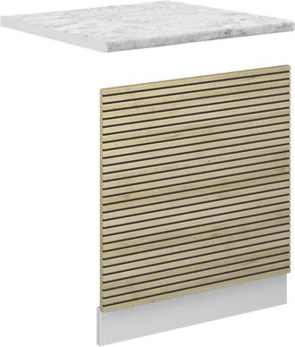 Vicco Panel Frontal Fame-line, Panel De Roble, 60 Cm, Et M&aacute;rmol