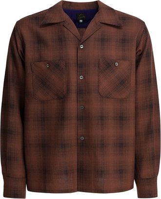 Needles Checked Wool One-Up Shirt
