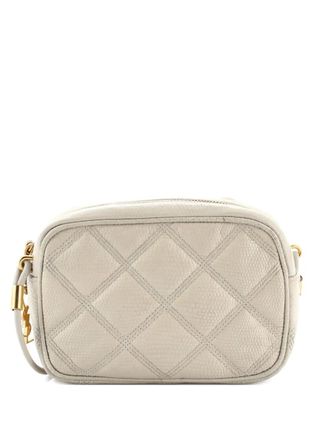 Saint Laurent Becky Camera Bag Quilted Lizard Embossed crossbody bag - Toni neutri