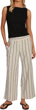 Dylan Sienna Straight Leg Pants In Beige