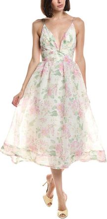 ASTR the Label Astr The Label Janna Linen-Blend Midi Dress