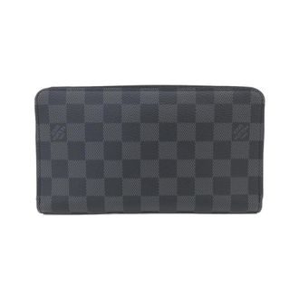 Louis Vuitton Dark Gray Graphite Coated Canvas Long Wallet (Bi-Fold) (Pre-Owned)