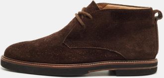 Tod's Tods Brown Suede Ankle Length Boots