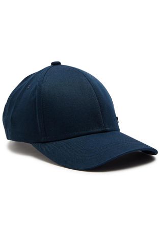 BOSS Boss Logo-appliqu&eacute;d Canvas cap - Navy - One Size