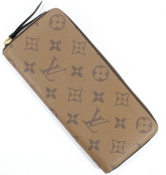 Louis Vuitton Monogram Reverse Light Brown Monogram Reverse Long Wallet (Bi-Fold) (Pre-Owned)
