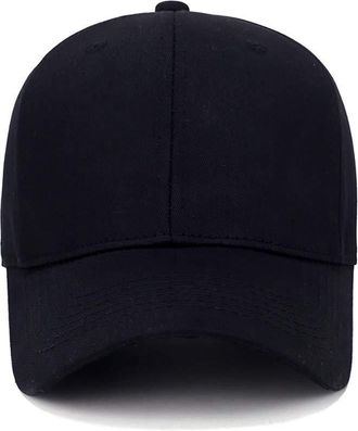 Generic FGUUTYM Cotton Hat Cap Baseball Outdoor Colour Solid Men Light Board Sun Hat Baseball Caps Peaked Cap Lacquer, black, One Size