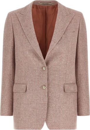 Tagliatore Bertha Blazer - Dames - Blazers - Roze - XS - Katoen - Jassen