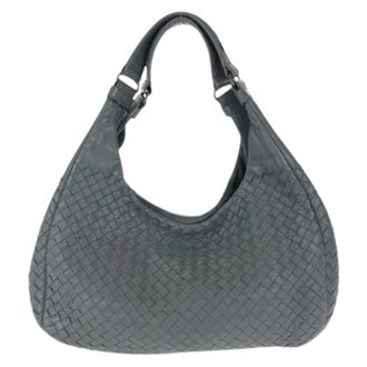 Bottega Veneta Pre-owned Shoulder Bags, female, Gray, Size: ONE SIZE Pre-owned Vintage Shoulder Bag