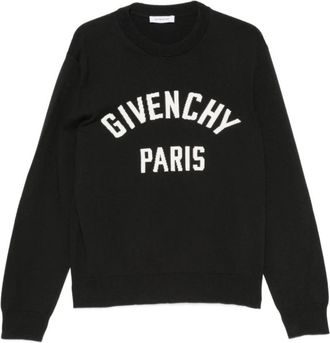 Givenchy Truien - Heren - Ronde hals truien - Zwart - M - Truien & Vesten