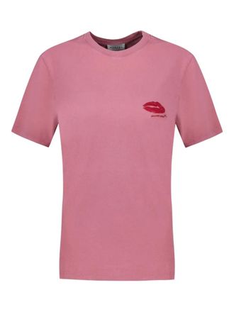 Isabel Marant Zewel embroidered T-shirt - Pink