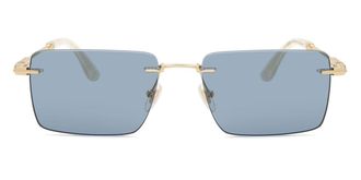 Police SPLP35 HORIZON 12 300B Mens Sunglasses Gold Size 57