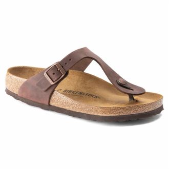 Birkenstock Womens Gizeh Sandal In Habana
