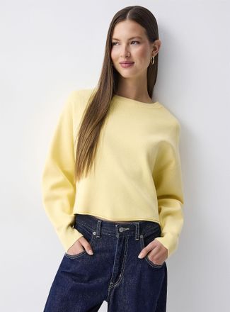 Twik Womens Oversized rolled-hem sweater