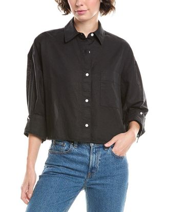 Madewell Straight-Hem Linen-Blend Shirt