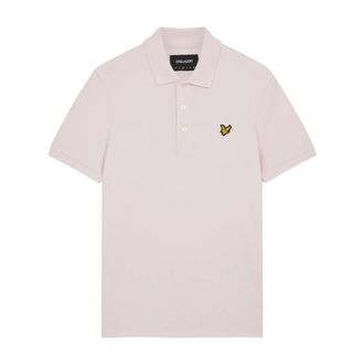 Lyle & Scott Tops, Heren, Roze, L, Katoen, Polo Shirt