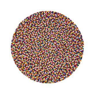 myfelt Lotte Filzkugelteppich, &Oslash; 140 cm