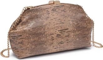 Moda Luxe Womens Camille Clutch Bag In Brown