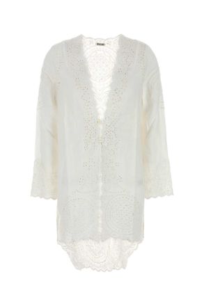 Bode White Linen Belvoir Blouse