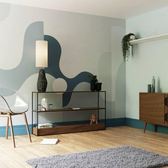 Superfresco Easy The Wave Blue Print To Order 3m x 2.8m Mural