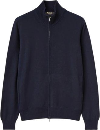 Loro Piana Uomo, Maglie, Blu, M, new