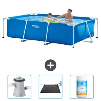 Intex Piscina Con Estructura Rectangular - 260x160x65 Cm - 6-piezas Scb80