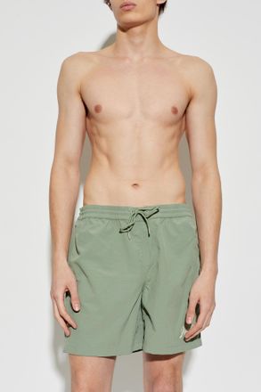 AllSaints Odyssey Swim Shorts, Mens, Green