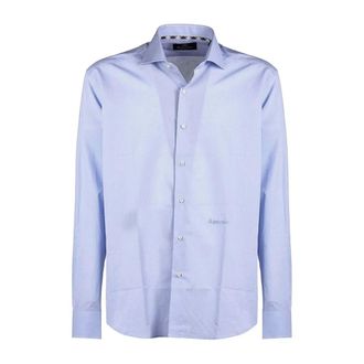 Aquascutum Formal Shirts, male, Blue, Size: 3XL Iconic Shirt