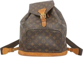Louis Vuitton Pre-owned Backpacks, female, Brown, Size: ONE SIZE Pre-owned Vintage Backpack