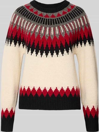 Polo Ralph Lauren Strickpullover aus Woll-Kaschmir-Mix in Ecru Melange, Größe XXL