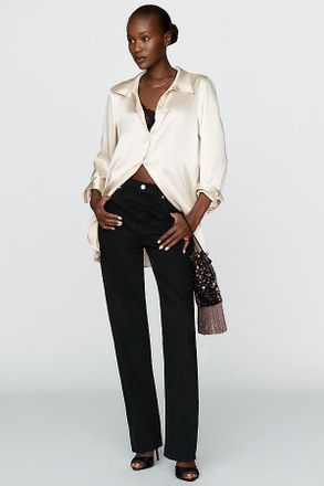 Anthropologie Levis Ribcage High Rise Straight Leg Jeans