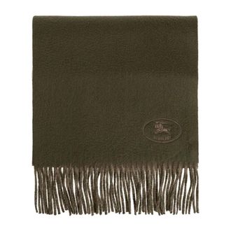 Burberry Cashmere Sjaal - unisex - Wintersjaals - Groen - ONE Size - Kasjmier - Accessoires