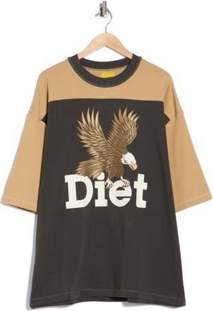 Diet Starts Monday Eagle Yoke T-Shirt in Tan/Vintage Black at Nordstrom Rack, Size Xxx-Large