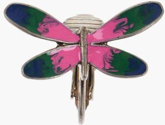 Dsquared2 Metal Clip-On Single Earring with Butterfly Shaped Detail size Unica