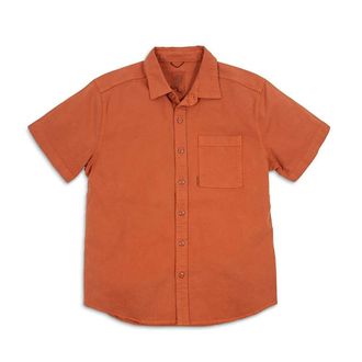Topo Designs Mens Dirt Short Sleeve Shirt - Medium Brick