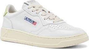 Autry Medalist Low Sneaker in Leather White/Snap Green at Nordstrom Rack, Size 11Us / 41Eu