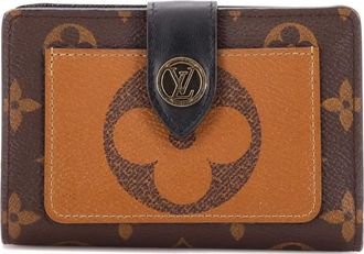 Louis Vuitton Juliette Wallet Reverse Monogram Canvas small wallets - Nero