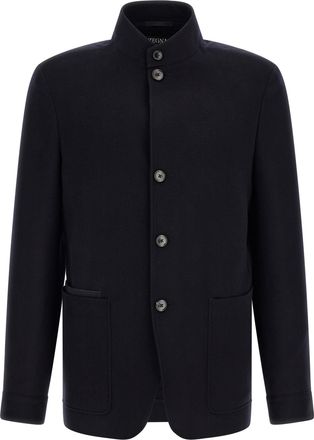 Ermenegildo Zegna Cashmere Full-Length Mens Jacket