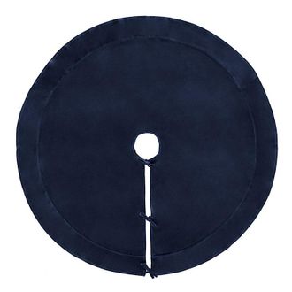 Ballard Designs Signature Velvet Tree Skirt - Ink - Ballard Designs