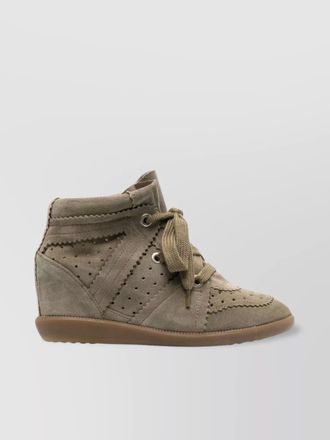 Isabel Marant leather high-top sneakers