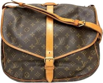 Louis Vuitton Pre-owned Cross Body Bags, female, Brown, Size: ONE SIZE Pre-owned Vintage Shoulder Bag