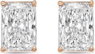 Diana M. Jewels 14Kt Rose Gold 5.00 cts Lab Grown Radiant Cut Diamond Studs