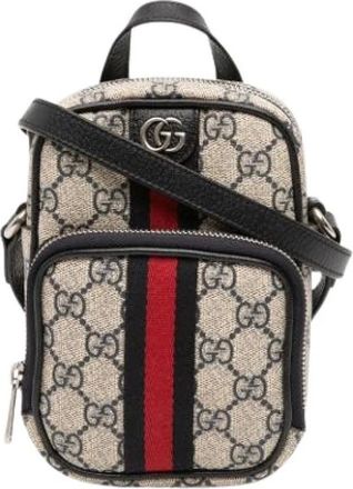 Gucci Pre-owned Cross Body Bags, female, Beige, Size: ONE SIZE Pre-owned Cross Body Bag