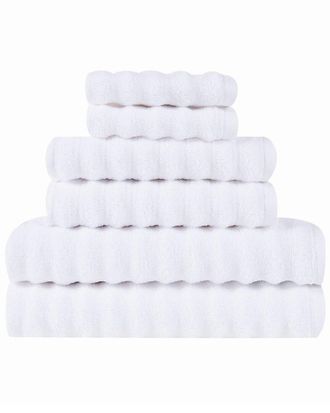 London Fog Zero Twist 6Pc Towel Set