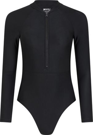 Mountain Warehouse Dames/Dames Surfer Eendelig Zwempak Met Lange Mouwen (Jet Zwart)