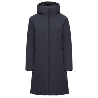 Jack Wolfskin Fiora Bay Coat Mantel f&uuml;r Damen | blau