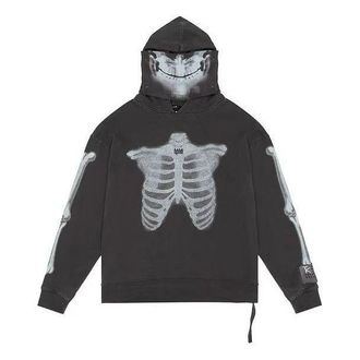 Ksubi X Trippie Redd Skeleton Biggie Hoodie Black MTR24FL002
