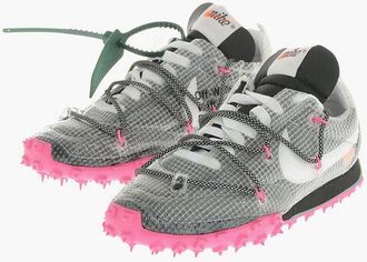 Nike OFF-WHITE Technical Mesh Low-Top Sneakers WAFFLE RACER With size 38